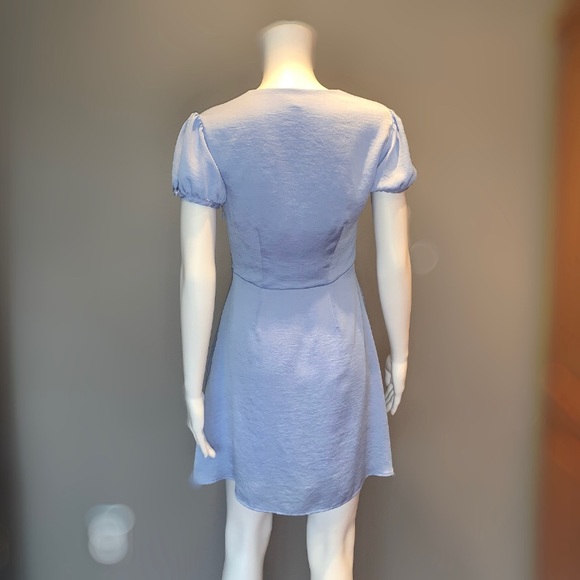 2/$40 👸🏻 Silky Baby Blue Express A-Line Dress 💕💙 - Picture 6 of 10